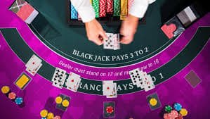 Live casino dealer studio with multiple camera angles